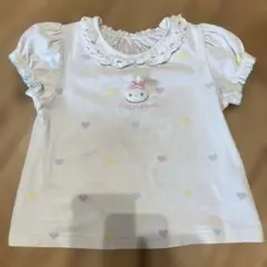 メゾピアノ　うさぎマスコット　Tシャツ　90センチ