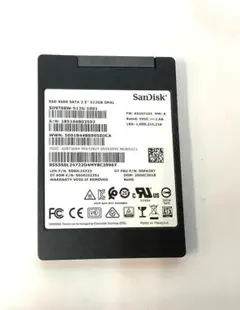 ②-W839 SanDisk SATA 512GB SSD 2.5 1点