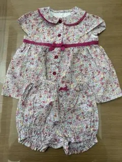 期間限定出品❣️❣️組曲♡花柄セットアップ80