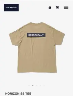 DESCENDANT 21SS HORIZON SS TEE BEIGE M 2