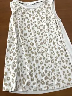 自由区　38 タンクトップ　チュニック　インナー　レオパ　オンワード樫山　豹