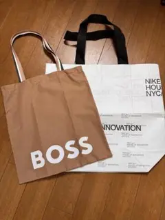 BOSSとNIKEのエコバッグセット