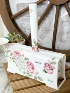 カーペットローラー※リバーシブル※清掃用品※デコパージュ薔薇※薔薇雑貨