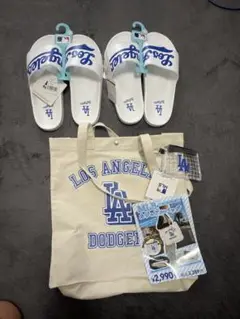 ドジャース　ペアサンダルトートセット