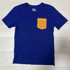 Nike 青 Tシャツ Mサイズ オレンジポケット