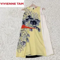 【美品】✨ VIVENNE TAM ヴィヴィアンタム シルクノースリーブ　S