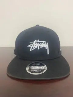 Stüssy キャップ　ニューエラ　黒　ブラック