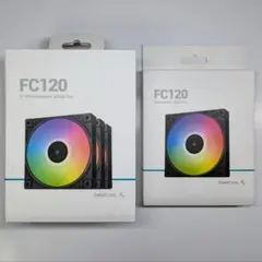 DeepCool FC120 Black 4個セット ARBG ケースファン