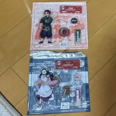 ピザーラ　鬼滅の刃 竃門禰豆子 竈門炭治郎 オリジナルアクリルフィギュア