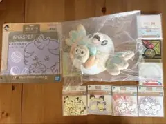 一番くじ ポケピース D賞 モクローぬいぐるみセット I賞 J賞 G賞