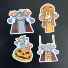 トムとジェリー ハロウィン ステッカー 4枚セット