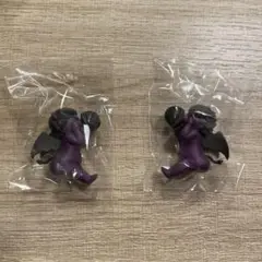 天使悪魔の囁き　耳栓　パープル悪魔　セット　ガチャ