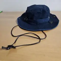 デニム帽子