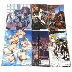 【美品】『ＳＡＯ』abecクリアファイル セット 6種