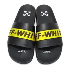 美品！ OFF-WHITE スライドサンダル ブラック イエロー