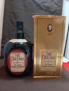 【稀少】オールドパー12年　3750ml 空瓶　台座付　置物　飾り物 ディスプレイ ウイスキー オールドパー12年 3.75L スイング