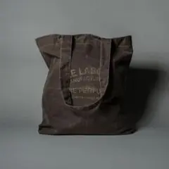 LELABO トートバッグ WAXED CANVAS TOTE BAG