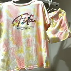 FILA セットアップ　上下セット　130 半袖　半ズボン　短パン　Tシャツ