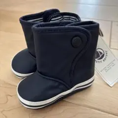 【美品　未使用】PETIT BATEAU ネイビー レインブーツ