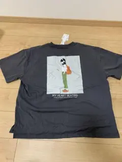 MY HEART BEATING Tシャツ Lサイズ ダークグレー