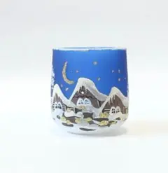 【新品未使用】 キャンドルグラス ブルー