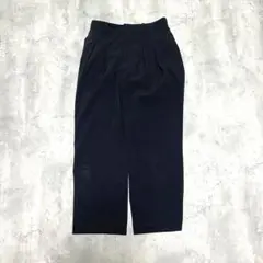 Soeur7 スラックス タック入り ストレッチ素材 モード系 シティガール
