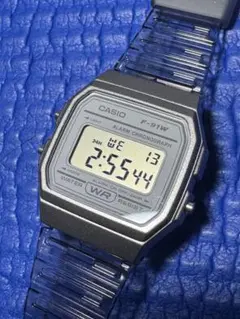 美品 カシオ CASIO チプカシ F-91Wスケルトン 新品未使用