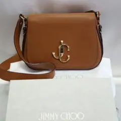 【美品】JIMMY CHOO レザー ショルダーバッグ