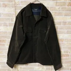 美品 ブラックレーベル クレストブリッジ シャツジャケット コーデュロイ