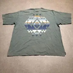 Pendleton niko and Tシャツ　半袖　コラボ　緑　カーキ　L