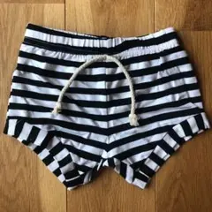 【最終値下げ】ボーダー ショートパンツ 短パン ブルマ 黒