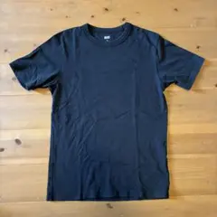 ユニクロU クルーネックTシャツ M 09 BLACK ブラック 黒
