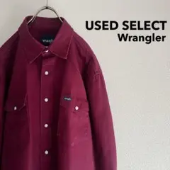 古着 “Wrangler” Western Shirts (burgundy)
