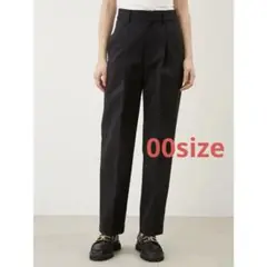 タックデザインテーパードドレスパンツ　スラックス　センタープレス