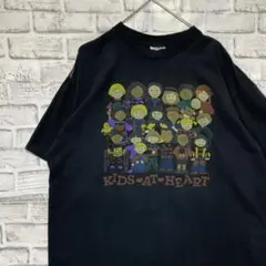 USA製90sヴィンテージTシャツ！シングルステッチ　ブラック半袖古着XL710