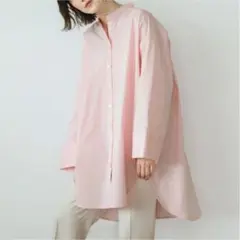 新品 アパートバイローリーズ ビッグ シャツ オーバーサイズスタンドシャツ