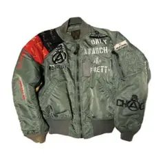 希少 ANARCHY カスタム 90s ALPHA MA-1 黒 S 希少 ANARCHY カスタム 90s ALPHA MA-1 黒 S - メルカリ