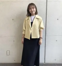 ADAM ET ROPÉ FEMME ハーフスリーブシャツジャケット
