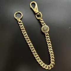 CALEE ウォレットチェーン 45cm 真鍮