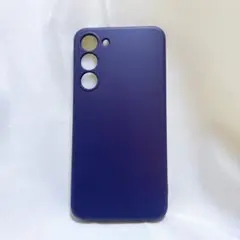 Galaxy S25 対応 ケース シリコン 耐衝撃 スマホケース パープル