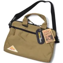 未使用 KELTY ケルティ 2WAY PC ブリーフケース ショルダー タン