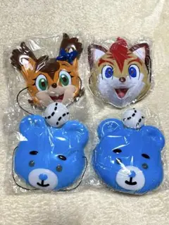 エスコン　夏祭り　おめん4点セット
