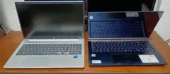 HPとASUS ノートPC Intel 　ジャンク　充電できません