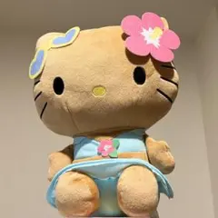 ✔．未使用新品 ハローキティ ぬいぐるみ 日焼けキティ