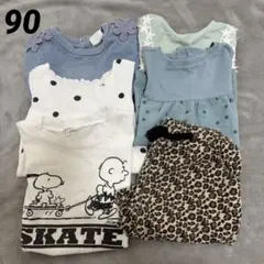 ブリーズ スヌーピー 半袖 Tシャツ 夏服 女の子 90 まとめ売り ６点