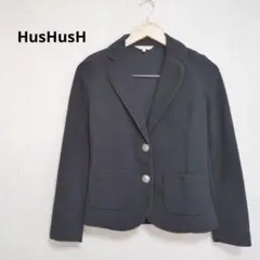 HusHusH ハッシュアッシュ テーラードジャケット 黒 サイズ2