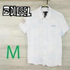 DIESEL●ディーゼル＜刺しゅうロゴ 半袖シャツ＞M1349s