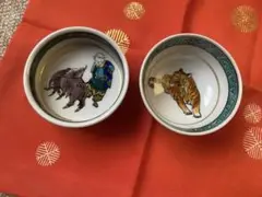 九谷焼　武腰一憲【遠い日】色絵カップ Amazon.co.jp: 九谷庄三洞 作家 武腰一憲 九谷焼 9号 花器 色絵