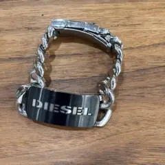 DIESEL ディーゼル IDブレス 喜平 チェーン ブレスレット ステンレス