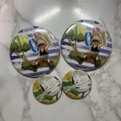 ワンピース ウソップ 缶バッジ 幼少期 4点セット